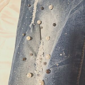 Beaded pearl Jean